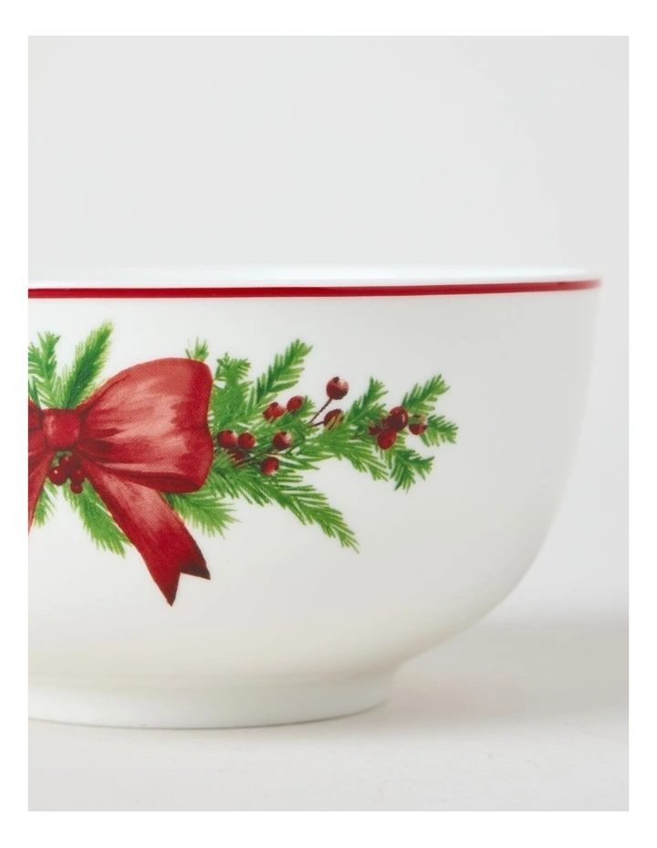 Christmas Wreath Bowl Set of 4 image 4
