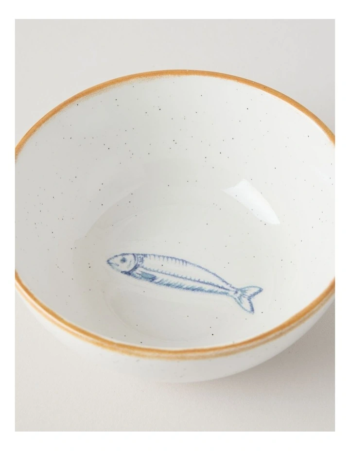 Pisces Tapas Bowls Set of 4 in White image 2