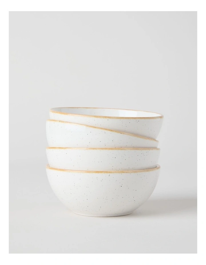 Pisces Tapas Bowls Set of 4 in White image 5