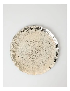 Luxe Relic Charger Plate Set of 4 Gold