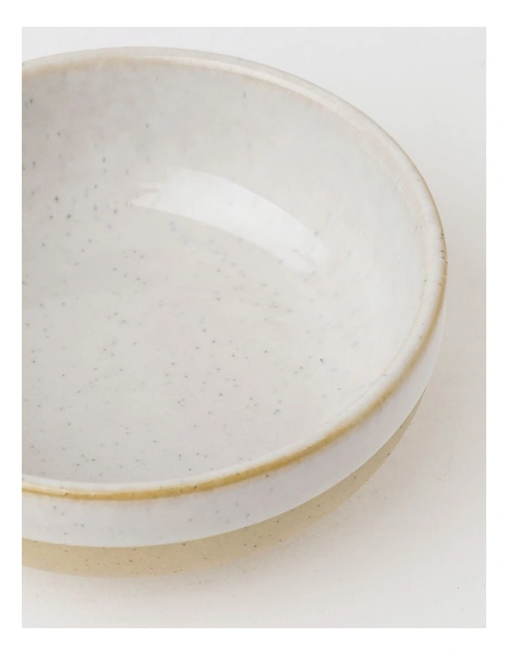 Esperance Wiped Edge Tapas Bowls Set of 4 in White/Sand image 3