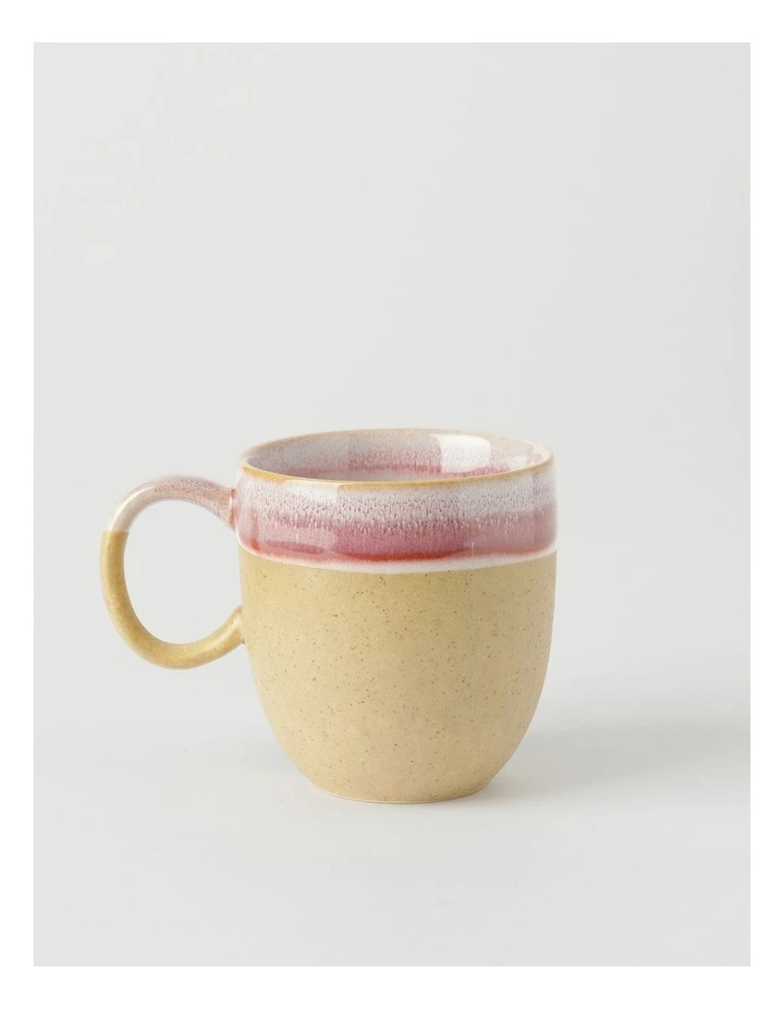 Esperance Wiped Edge Mug Bullet Set of 2 in White/Sand image 2