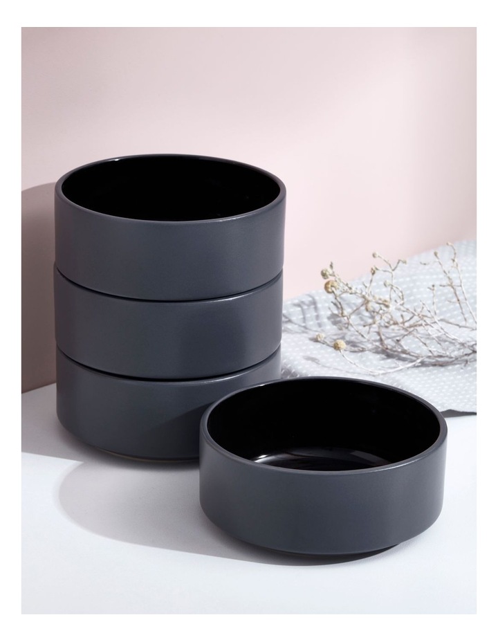 Halo 4 Piece Bowl Set in Black image 2
