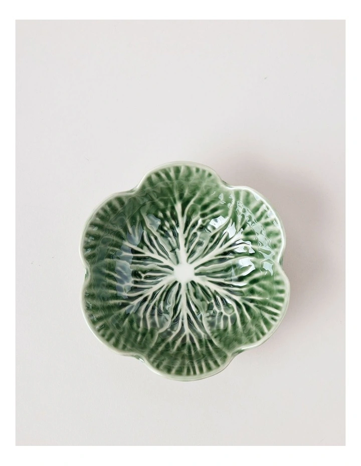 Cabbage Bowl 15cm in Green image 2