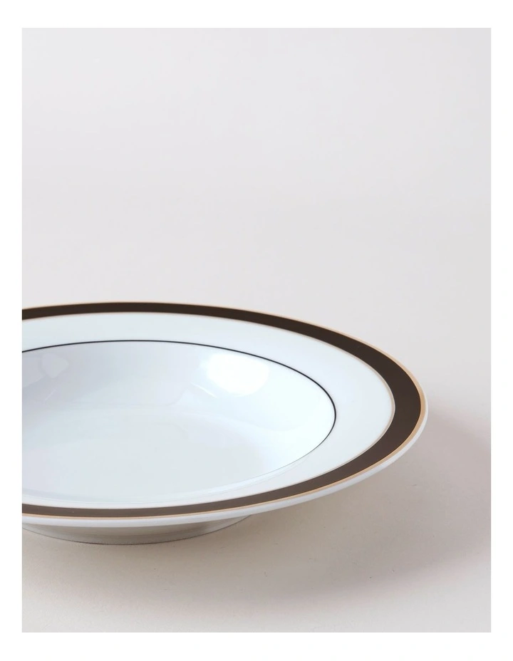 Monroe Soup Bowl in Black/Gold image 3