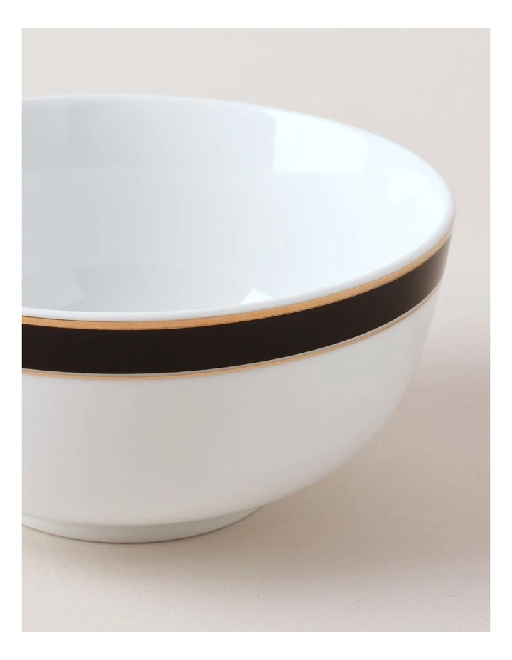 Monroe Cereal Bowl in Black/Gold image 2
