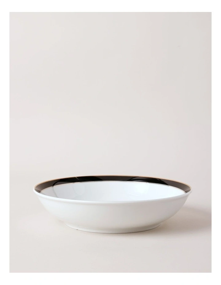 Monroe Pasta Bowl in Black/Gold image 1