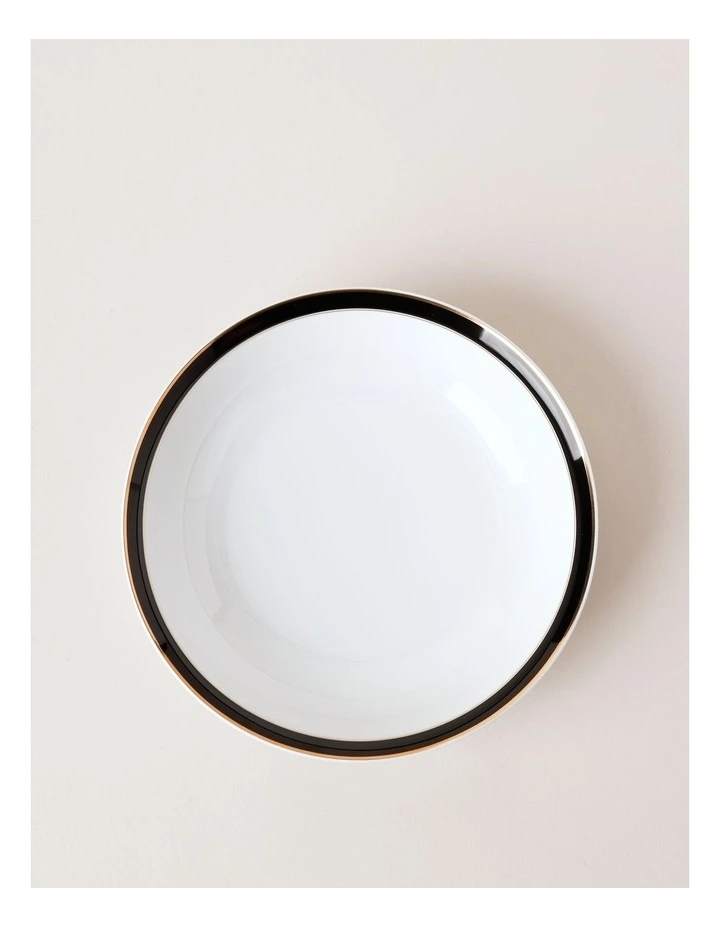 Monroe Pasta Bowl in Black/Gold image 2