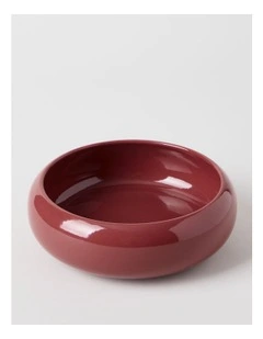 Bubble Pasta Bowl in Burgundy