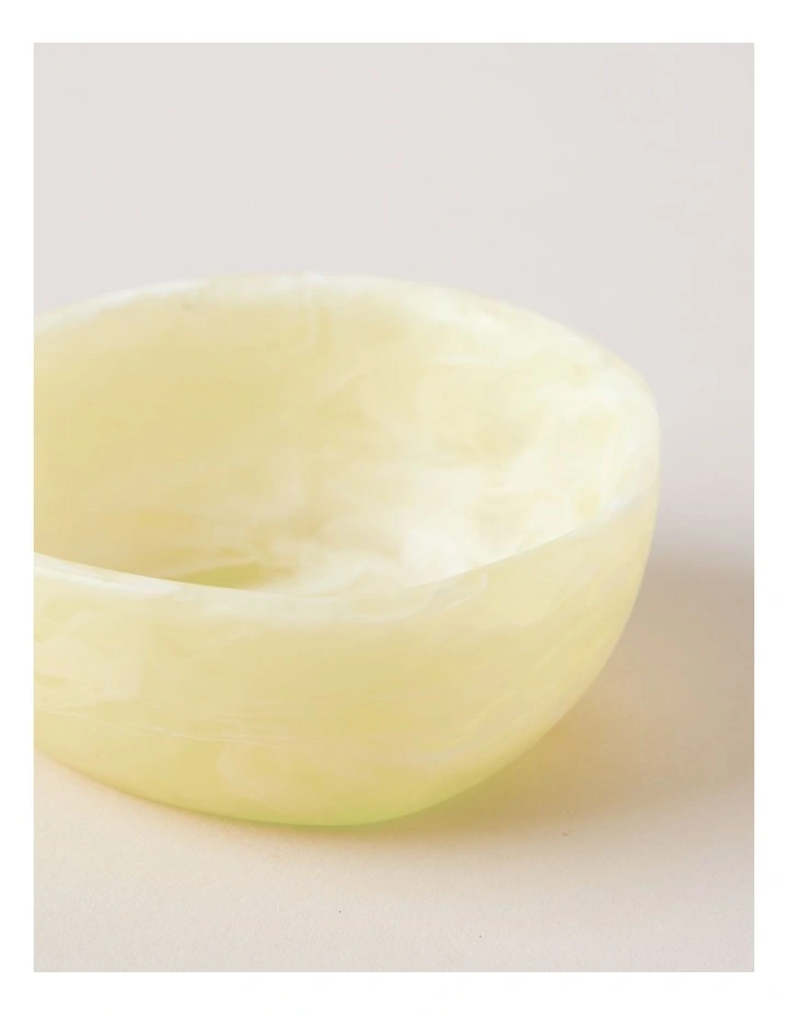 Pastel Brights Irregular Small Condiment Bowl 8cm in Yellow image 4
