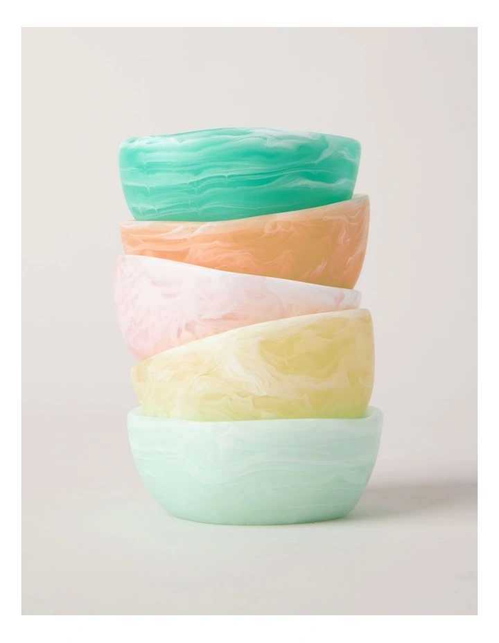 Pastel Brights Irregular Small Condiment Bowl 8cm in Yellow image 6