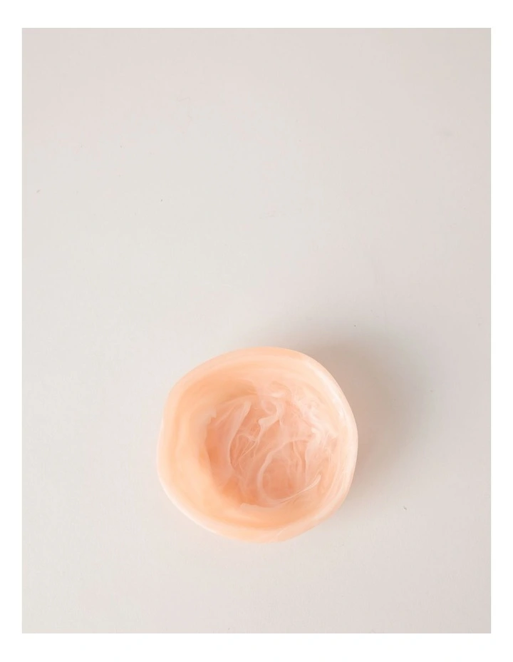 Pastel Brights Irregular Small Condiment Bowl 8cm in Peach image 3