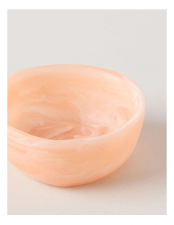 Pastel Brights Irregular Small Condiment Bowl 8cm in Peach image 4