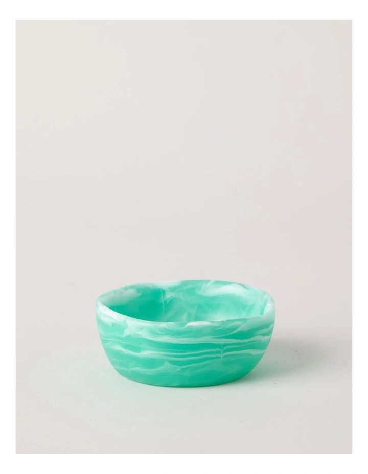 Pastel Brights Irregular Small Condiment Bow 8cm in Teal image 1