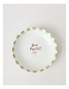 Foodie Pasta Bowl in Bon Appetit Print