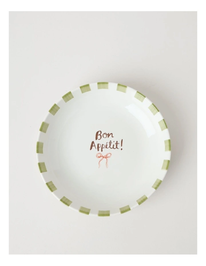 Foodie Pasta Bowl in Bon Appetit Print image 1