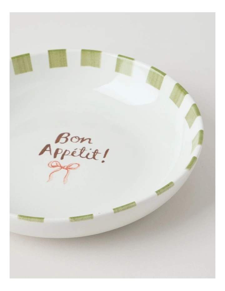 Foodie Pasta Bowl in Bon Appetit Print image 3