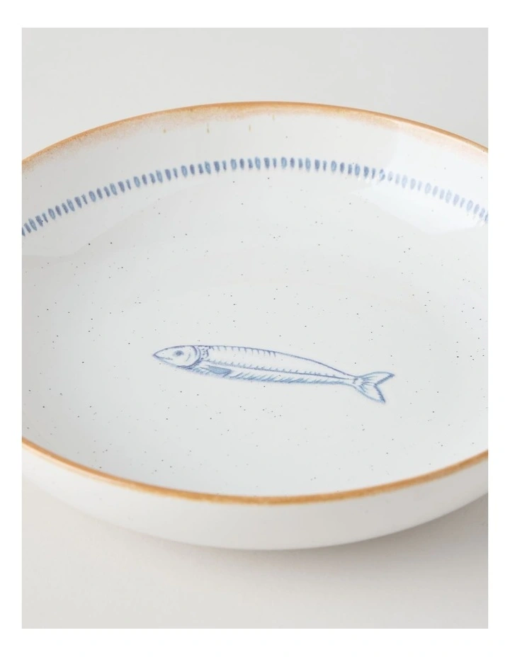 Pisces Pasta Bowl in White image 2