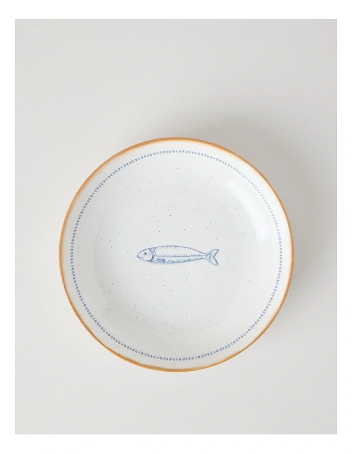 Pisces Pasta Bowl in White image 3