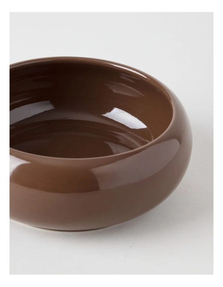 Bubble Cereal Bowl 20.5cm x 7cm in Brown image 2