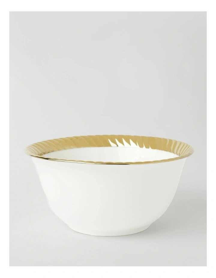 Rope Cereal Bowl Gold image 1