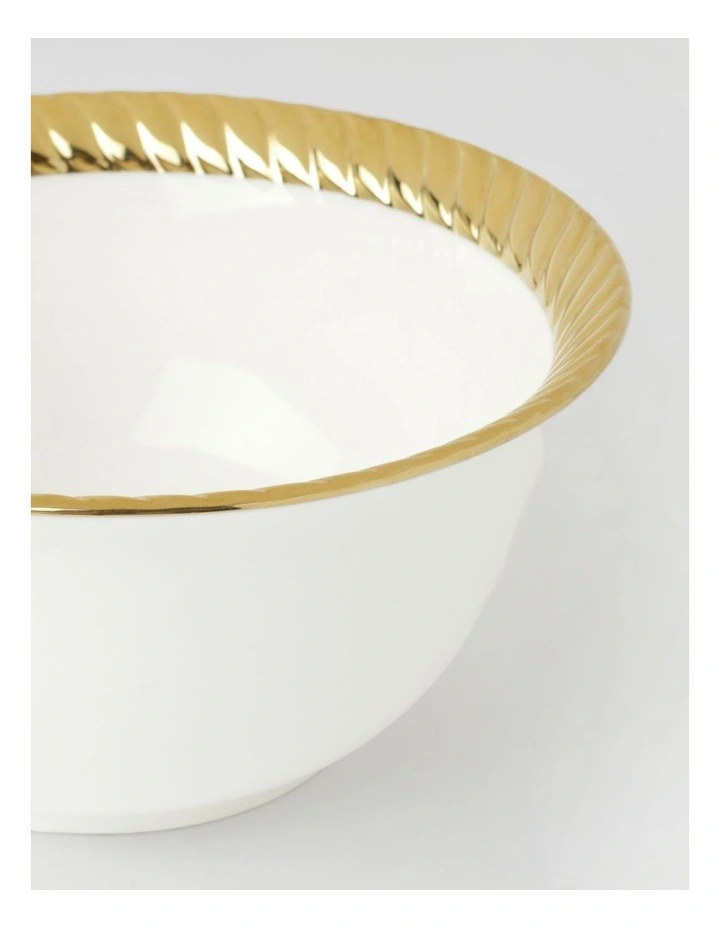 Rope Cereal Bowl Gold image 2