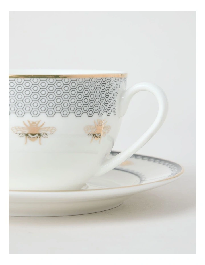Honey Bee Tea Cup & Saucer Set 300ml image 4