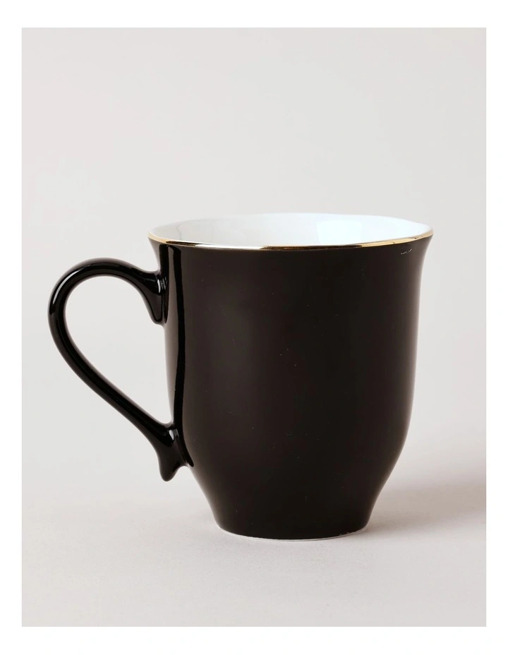 Raven Mug in Black/Gold image 1