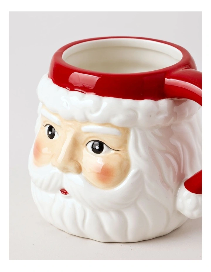 Santa Mug in Red image 3