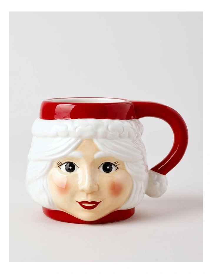 Mrs Claus Mug in Red image 1