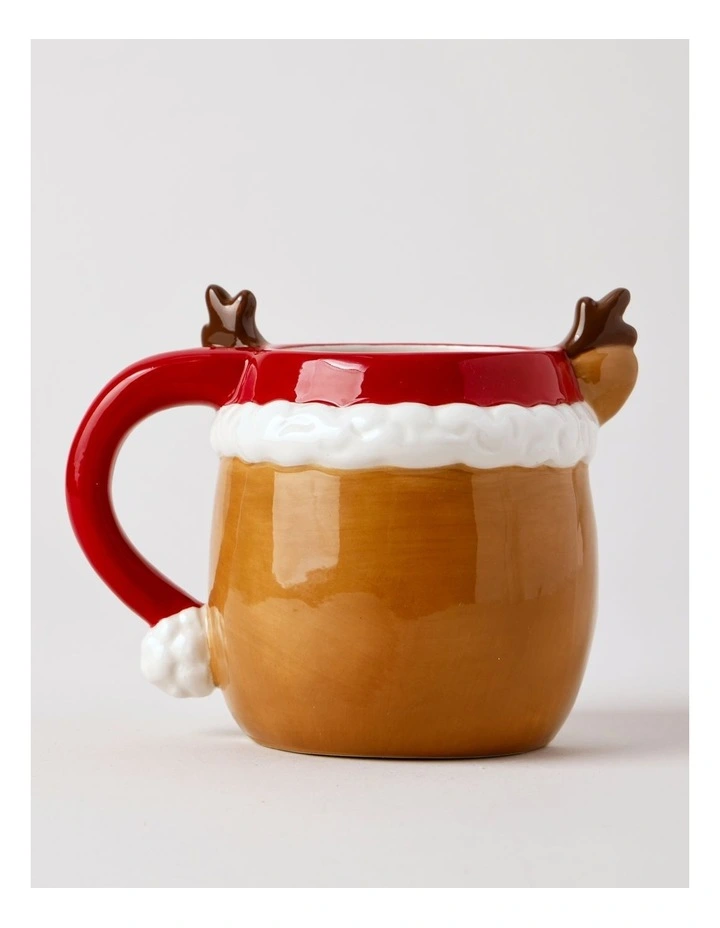 Reindeer Mug in Red image 4