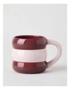 Bubble Mug in Red & Pink