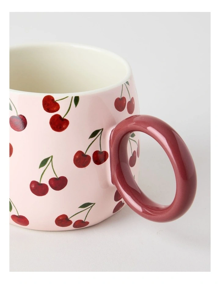 Cherry Coded Mug in Pink image 2
