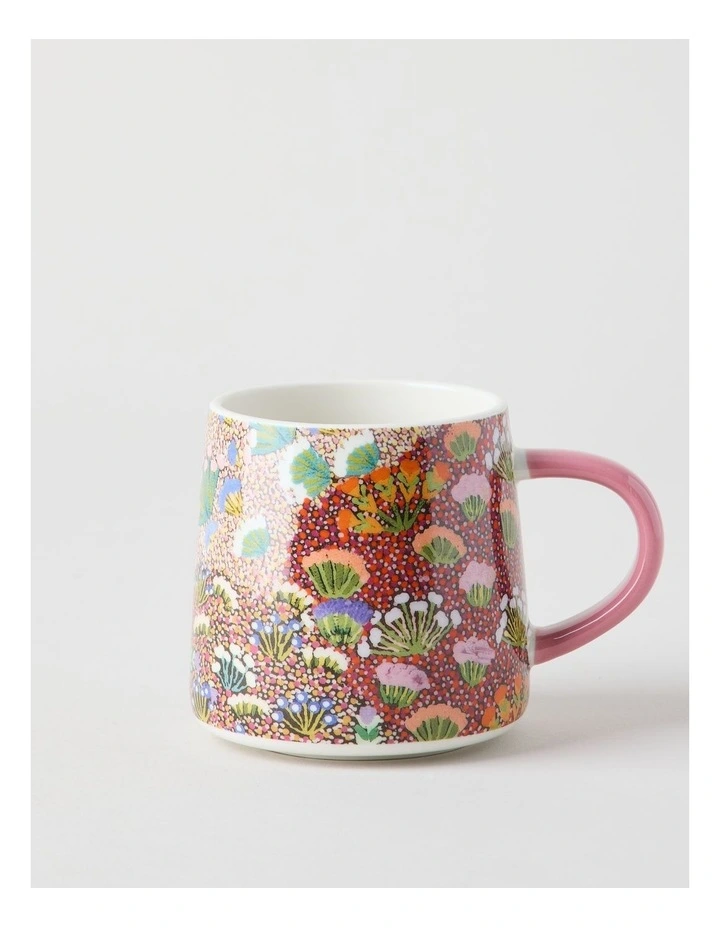 Artists of Ampilatwatja x Art Series Desert Flowers Mug by Jessie Ngwarraye Ross image 1
