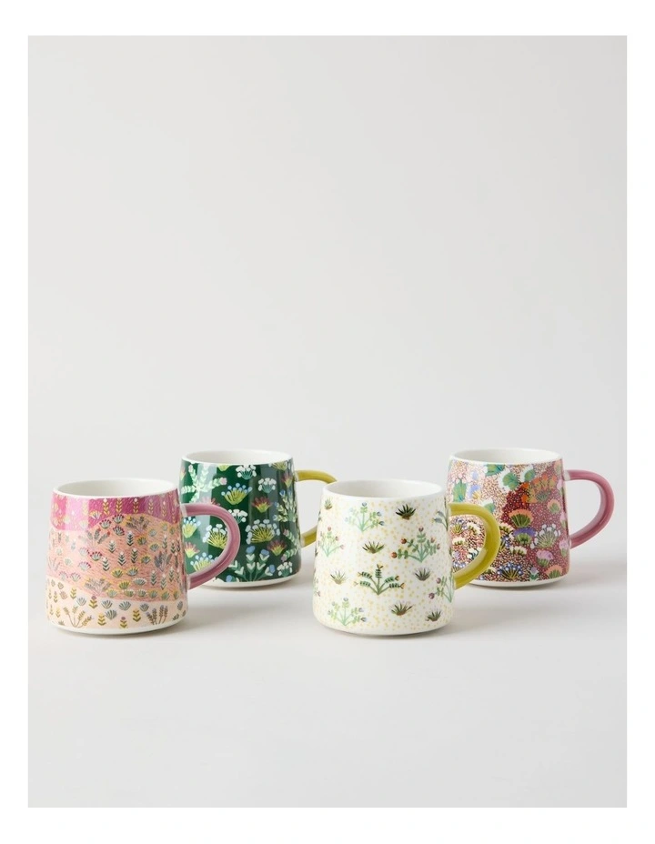 Artists of Ampilatwatja x Art Series Desert Flowers Mug by Jessie Ngwarraye Ross image 3