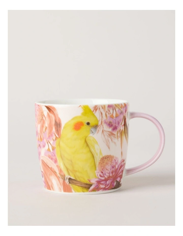 Lauren Stringini Cockatiel Mug 350ml in Pearl image 1