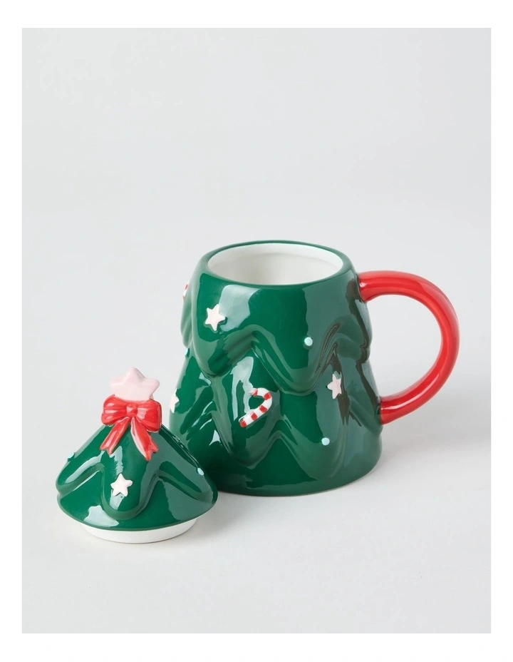 Christmas Tree Mug with Lid image 2