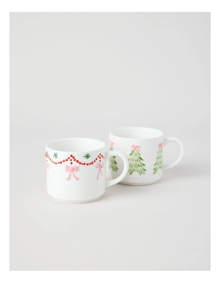 Ribbon Garland Mug image 3