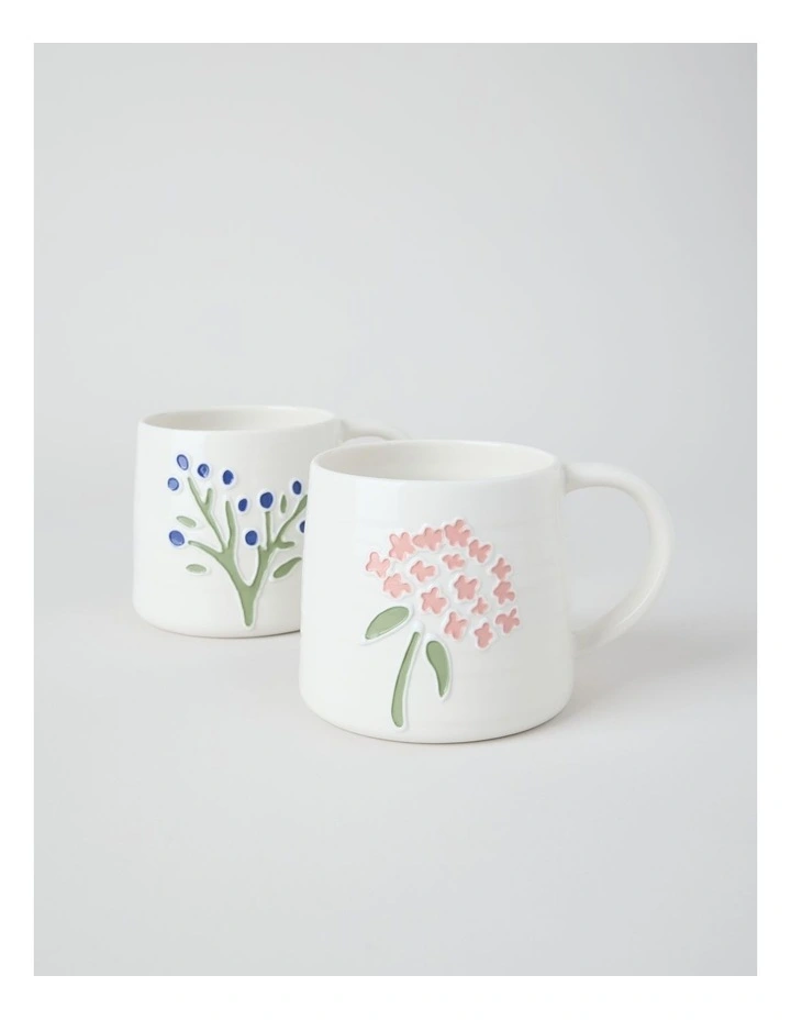 Floral Mug in Pink image 3