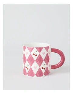 Diamond Mug in Pink