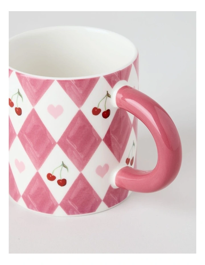 Diamond Mug in Pink image 2