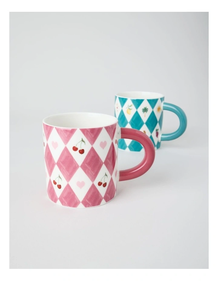 Diamond Mug in Pink image 3