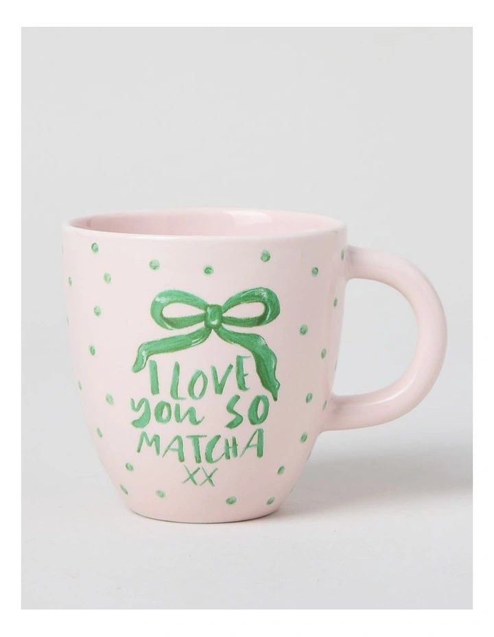 I Love You So Matcha Mug image 1