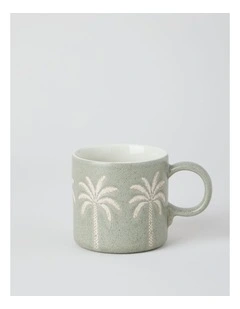Palm Mug in Green