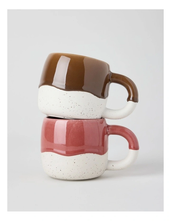 Cascade Mug in Burgundy image 3