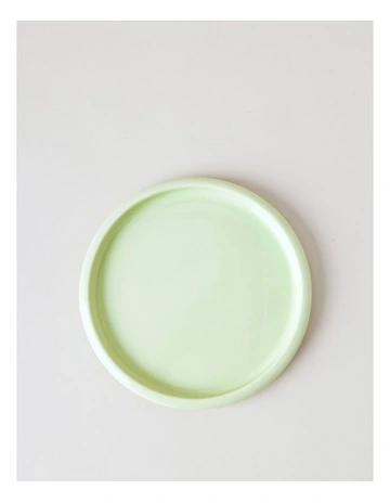 Bubble Side Plate in Mint Green