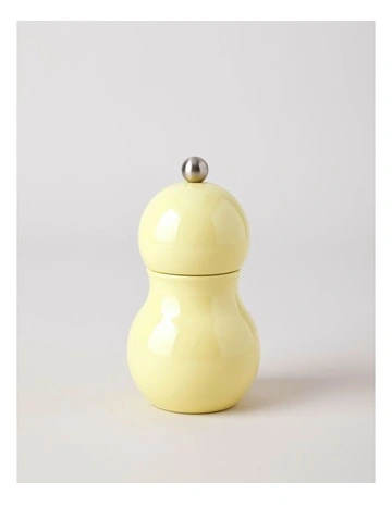 Bubble Salt or Pepper Mill 14cm in Yellow
