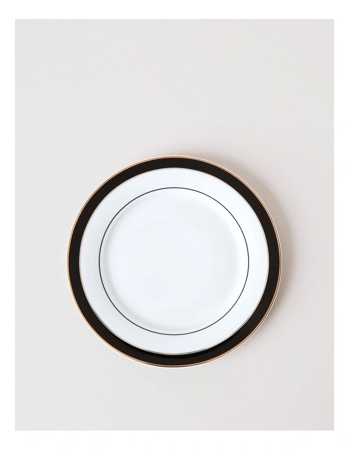 Monroe Side Plate in Black/Gold image 2