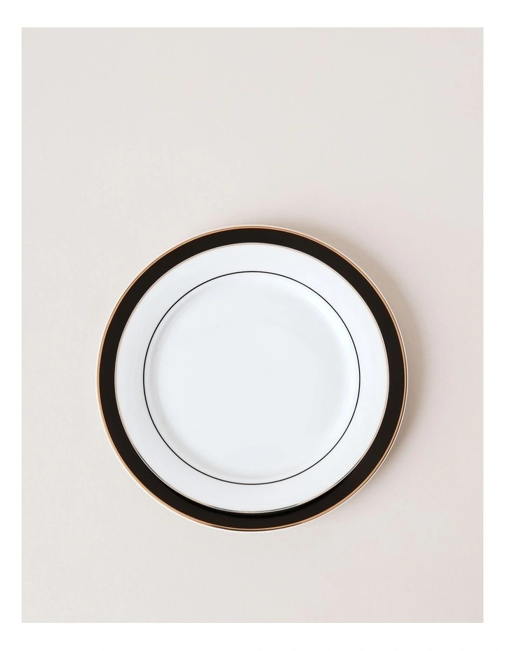 Monroe Side Plate in Black/Gold image 2