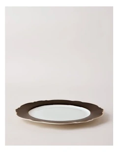 Raven Dinner Plate in Black/Gold